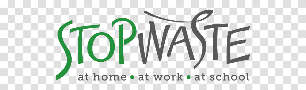 Stopwaste Logos Home Work School Stopwaste Logo, Text, Label, Word, Alphabet Transparent Png