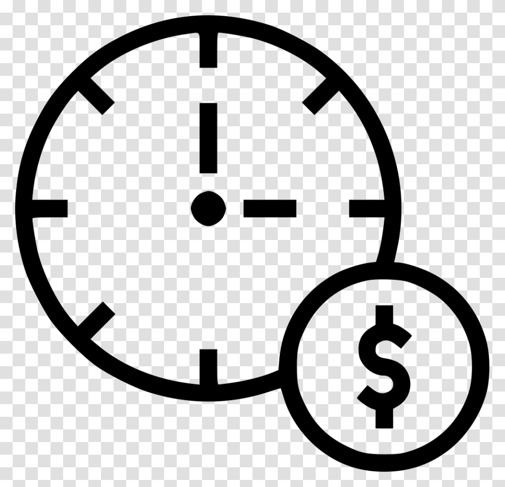 Stopwatch Icon Around The Clock, Stencil, Number Transparent Png