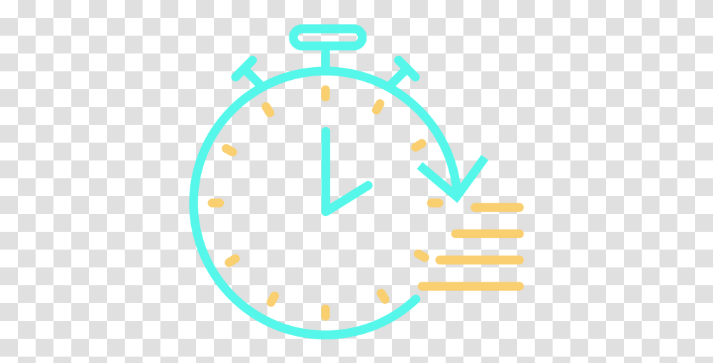 Stopwatch Icon Circular Arrow Speed Dot, Analog Clock, Gauge Transparent Png