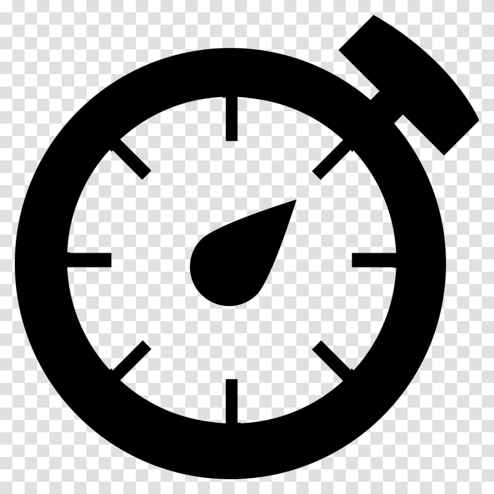Stopwatch Icon Free Download, Stencil, Gauge, Logo Transparent Png