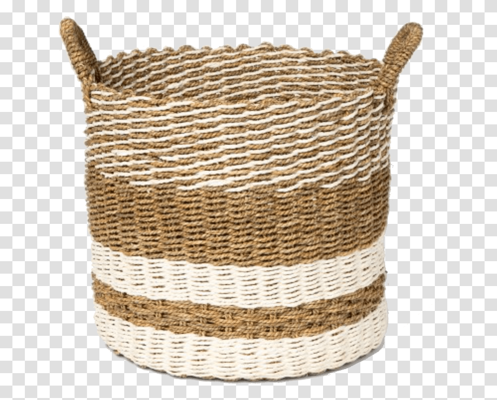Storage Baskets Containers For Kids Spaces - Winter Daisy Storage Basket, Rug, Woven, Weaving Transparent Png