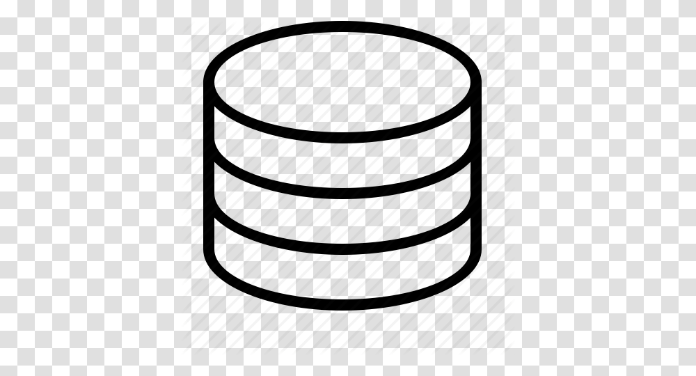 Storage Icon, Cylinder, Coil, Spiral, Barrel Transparent Png