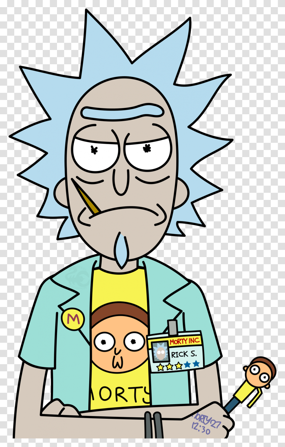 Storage Rick Vectori Took Some Liberties Rick And Morty Transpatent, Poster, Advertisement, Face Transparent Png