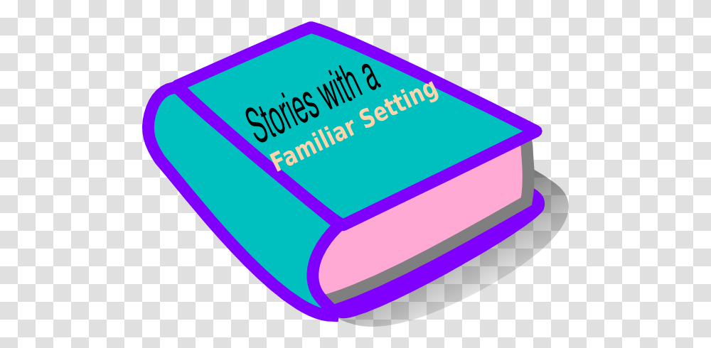 Stories With A Familiar Setting Book Clip Art, Rubber Eraser Transparent Png