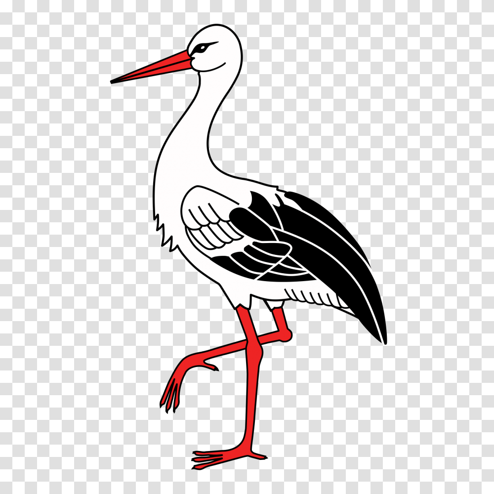 Stork Bird Clip Art, Animal, Waterfowl, Crane Bird, Pelican Transparent Png