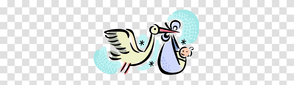 Stork Clipart Baby Carrier, Doodle, Drawing, Animal, Bird Transparent Png