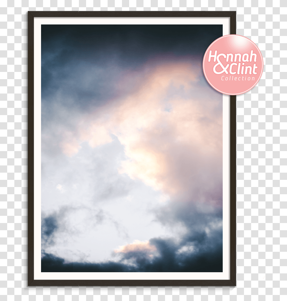 Storm Clouds Brewing Poster Frame, Nature, Outdoors, Text, Sky Transparent Png