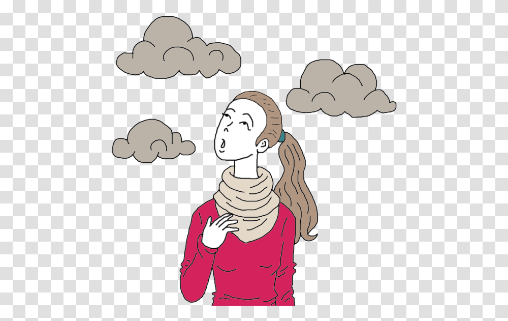 Storm Gray Clouds Dream Meaning Interpr 1035140 Cartoon Grey Cloudy Sky, Person, Face, Outdoors, Clothing Transparent Png