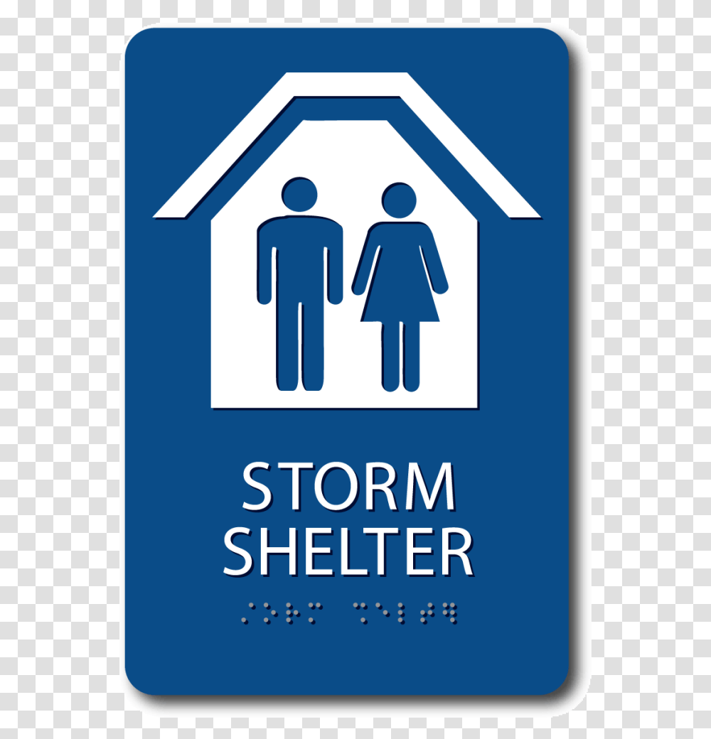 Storm Shelter Sign, Road Sign, Tarmac, Asphalt Transparent Png