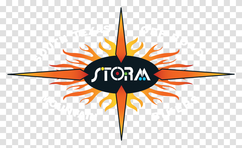 Storm Starburst Logo White South Texas Off Road Mountain Bikers Emblem, Outdoors, Flare, Light, Nature Transparent Png