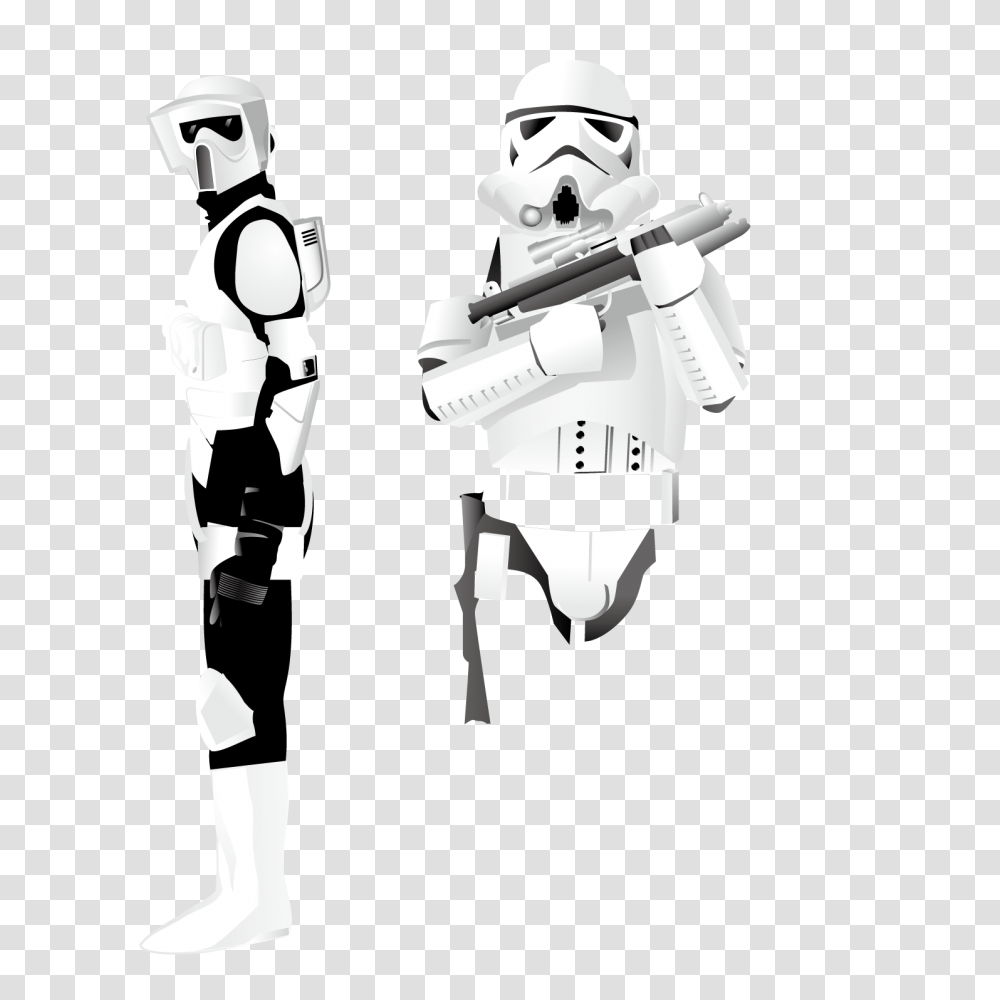 Storm Trooper, Character, Person, People, Stencil Transparent Png