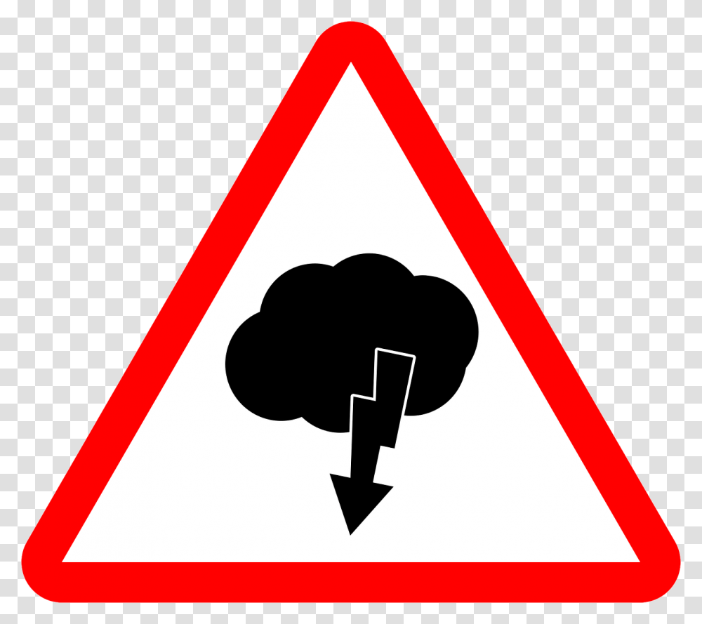 Storm Warning Icon Download Storm Warning Sign, Triangle Transparent Png