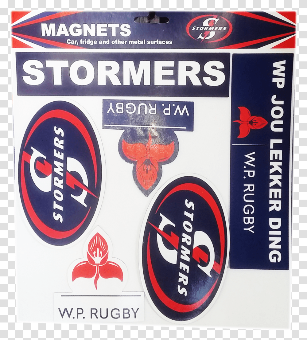 Stormers Fridge Magnet Stormers Rugby, Poster, Advertisement, Flyer, Paper Transparent Png