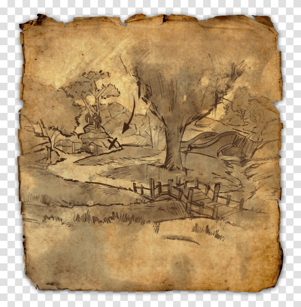 Stormhaven Treasure Map Iv, Painting, Soil, Archaeology Transparent Png