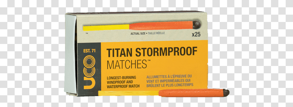 Stormproof Matches Paper Product, Label, Ticket, Food Transparent Png