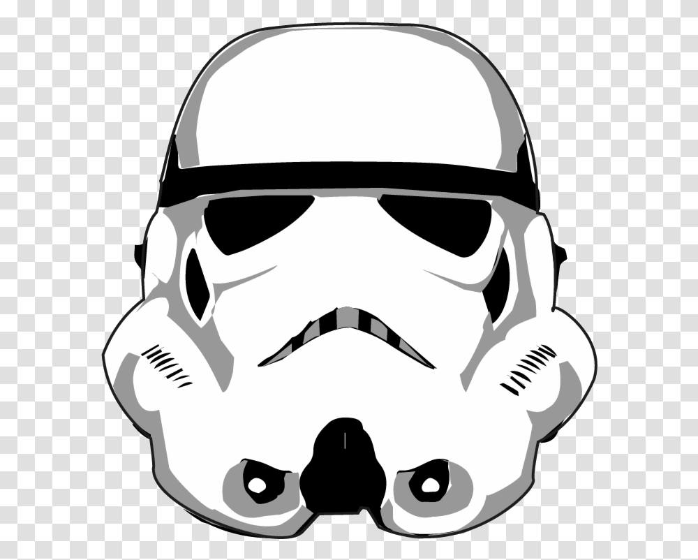 Stormtrooper Anakin Skywalker Drawing Helmet Stormtrooper, Stencil, Apparel, Label Transparent Png