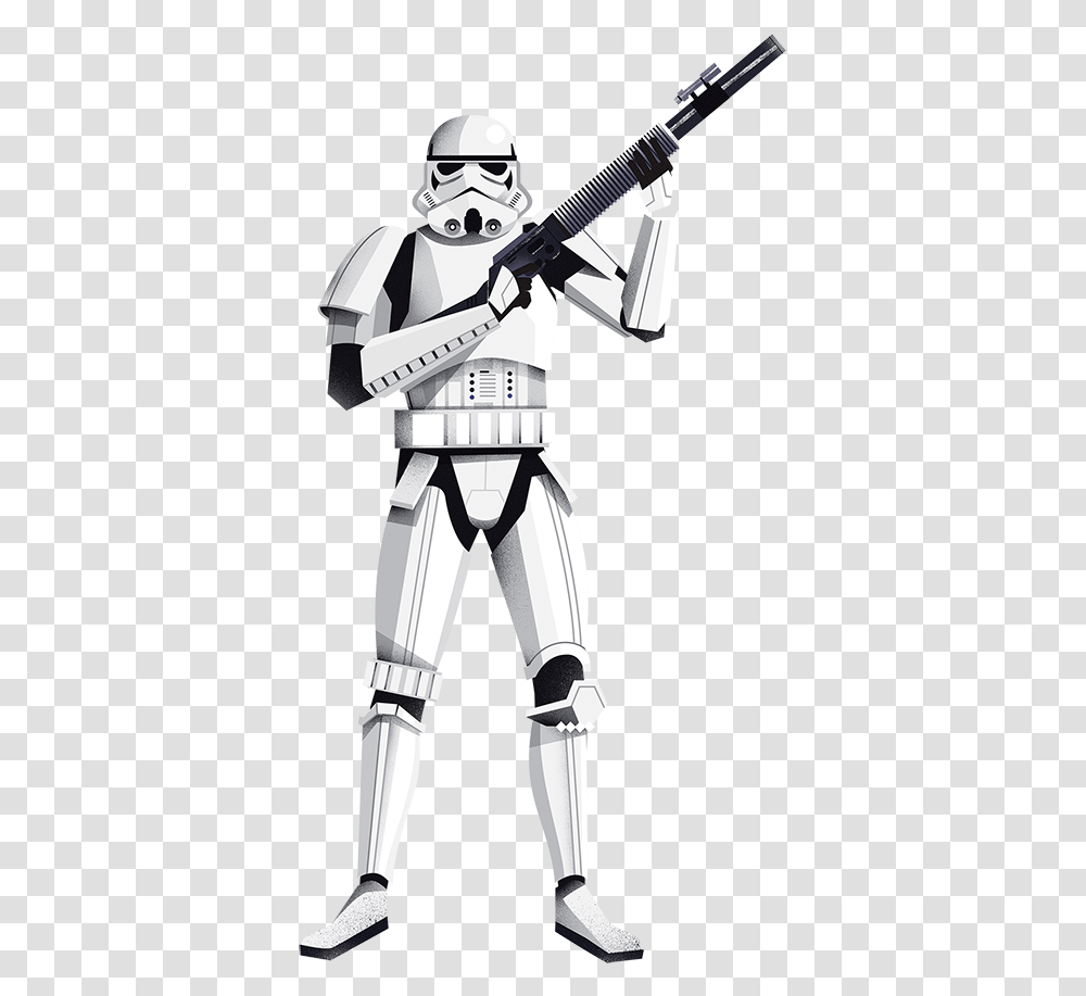 Stormtrooper Armor Line Art, Robot, Gun, Weapon, Weaponry Transparent Png