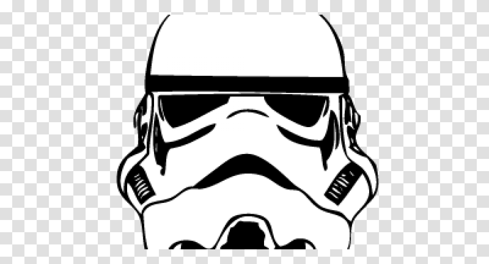 Stormtrooper Clipart, Stencil, Face, Helmet Transparent Png