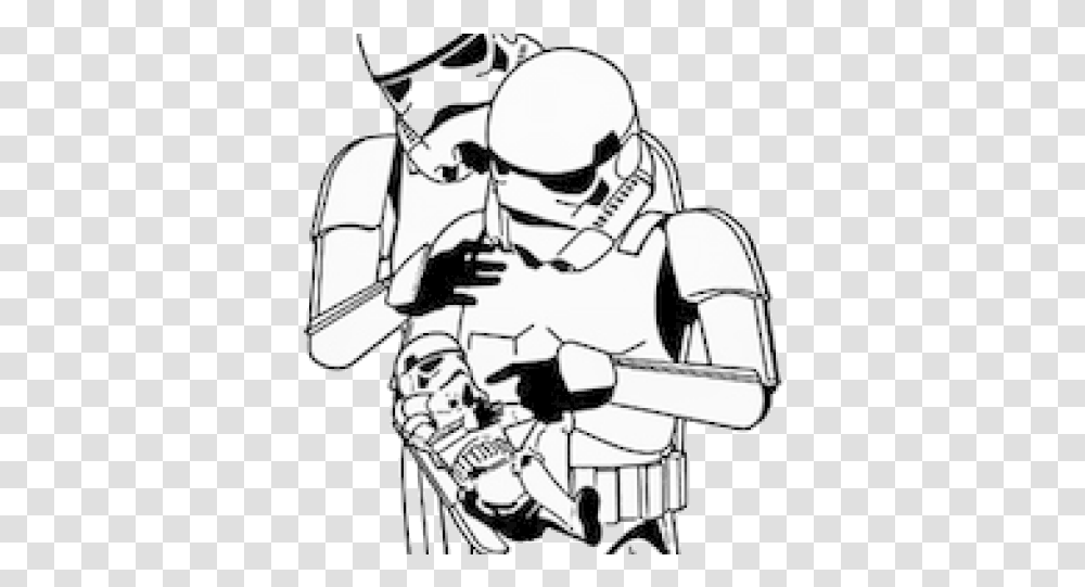 Stormtrooper Free Clipart Clip Art On Stormtrooper Family, Helmet, Apparel, Drawing Transparent Png