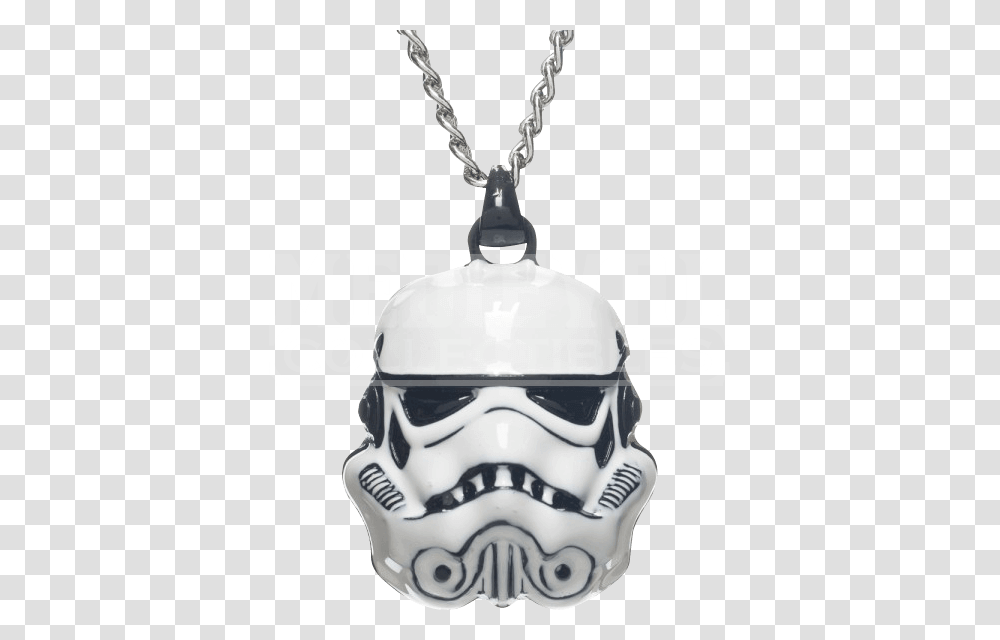Stormtrooper Helmet Necklace, Pendant, Apparel, Jewelry Transparent Png