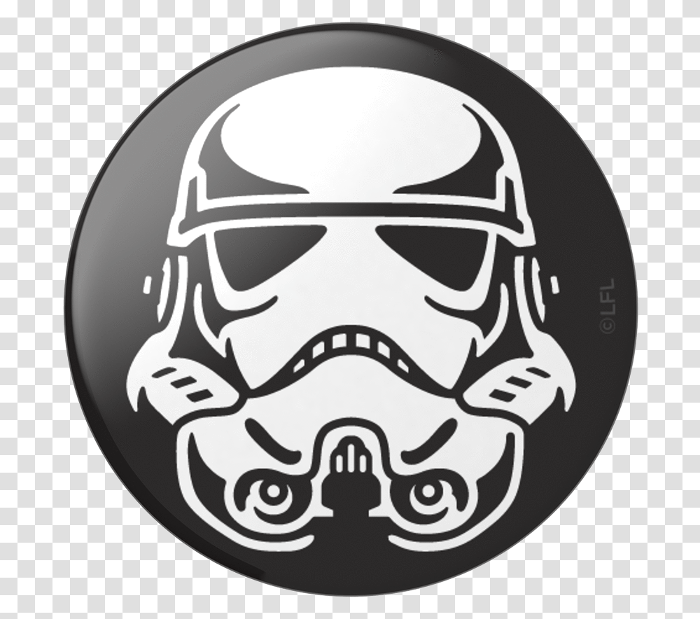 Stormtrooper Icon Popgrip Popsockets Official Star Wars Stormtrooper Icons, Label, Text, Stencil, Pirate Transparent Png