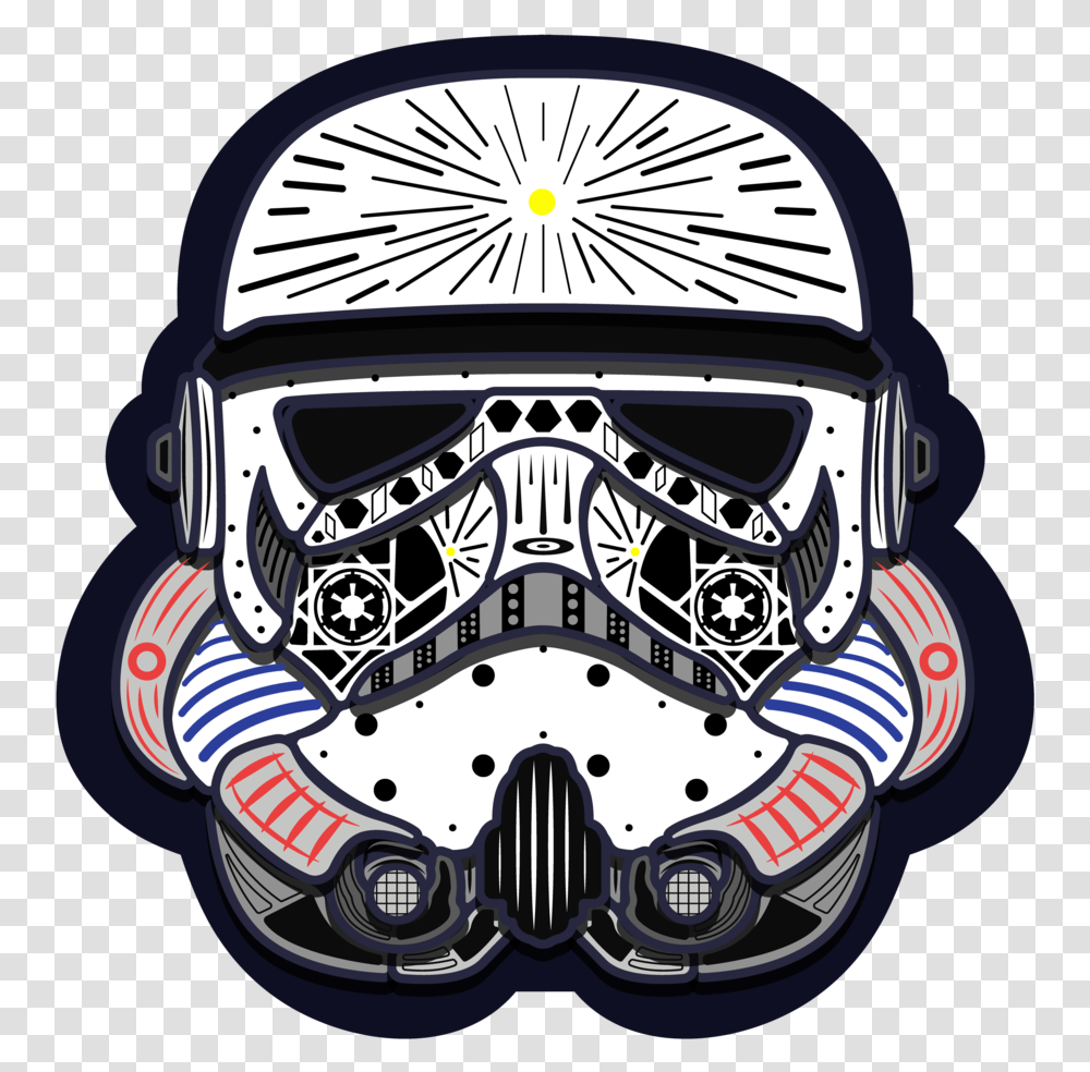 Stormtrooper Illustration, Helmet, Crash Helmet, Doodle Transparent Png