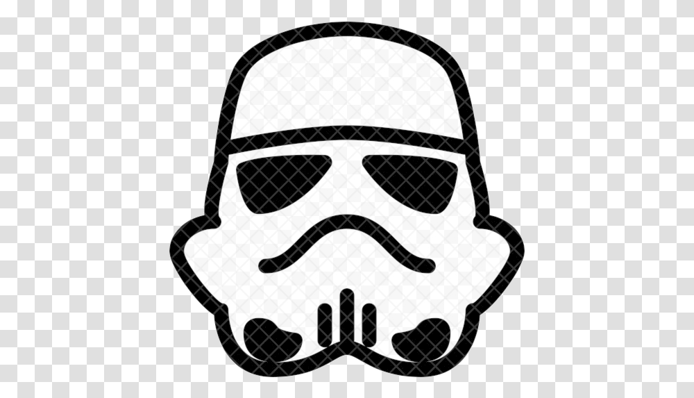 Stormtrooper Storm Trooper Icon Free Clipart Stormtrooper, Apparel, Stencil, Sunglasses Transparent Png