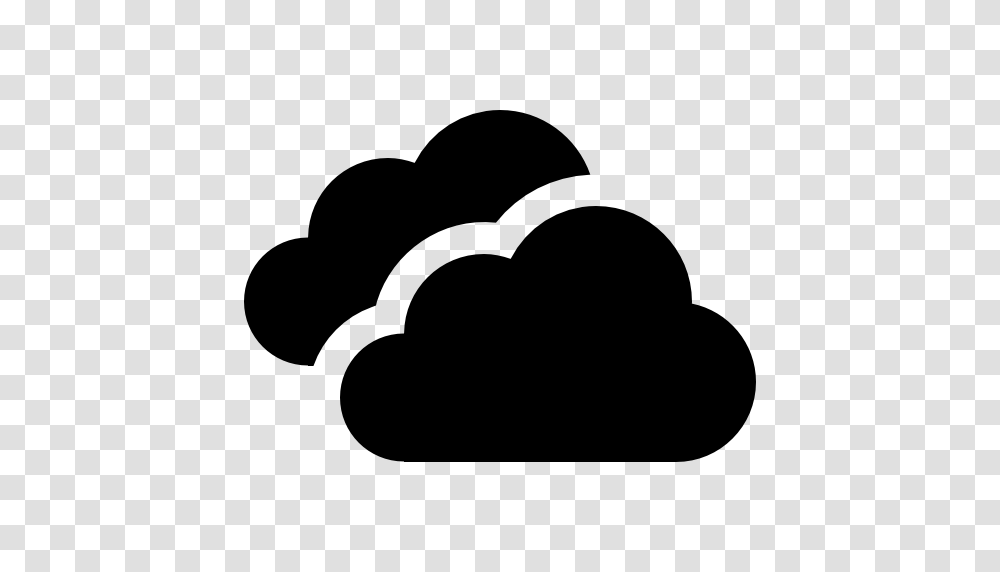 Stormy Black Cloud Shape Shapes Weather Storm Clouds Icon, Silhouette, Stencil, Baseball Cap Transparent Png