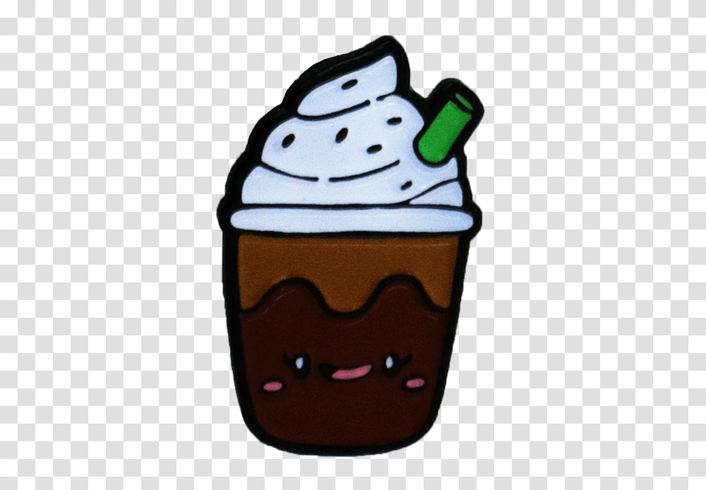 Stortz Toys Enamel Pin Iced Coffee, Cream, Dessert, Food, Sweets Transparent Png