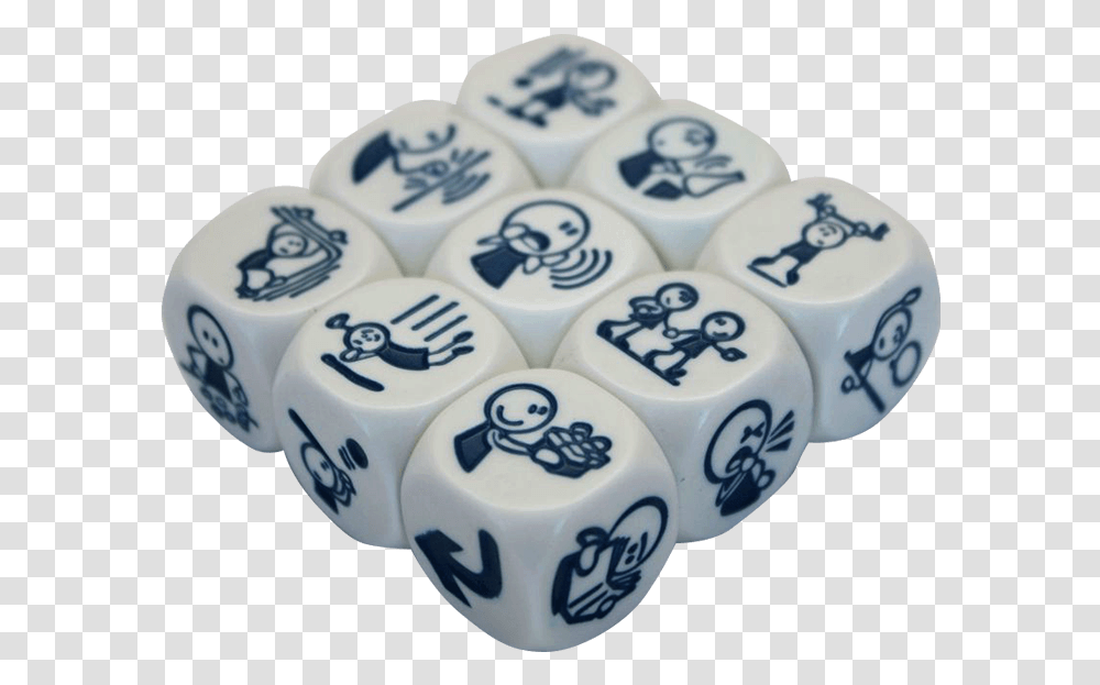 Story Cubes Download Rory's Story Cubes Action, Dice, Game, Soccer Ball, Football Transparent Png