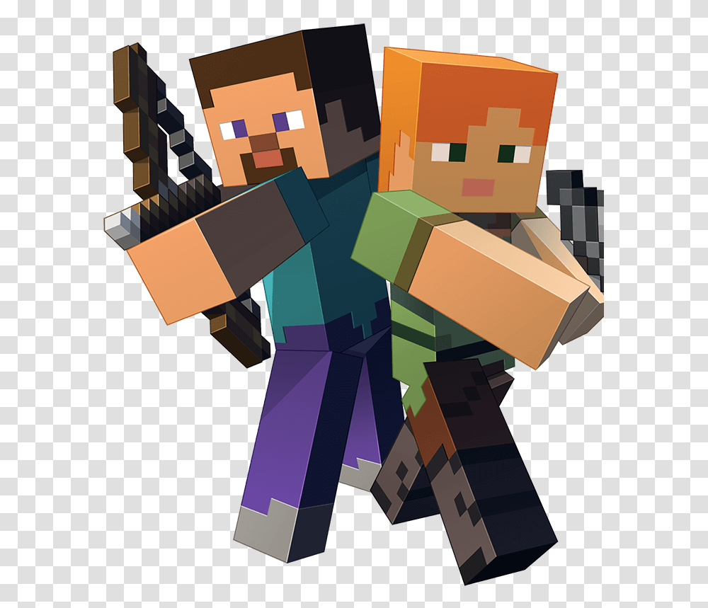 Story Mode Wii U Nintendo Switch Minecraft Steve And Alex, Toy Transparent Png
