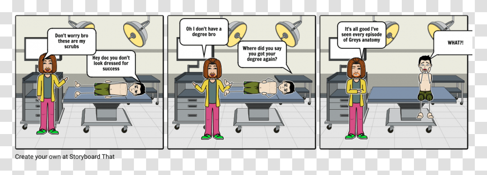Storyboard About X Ray, Comics, Book, Person, Human Transparent Png