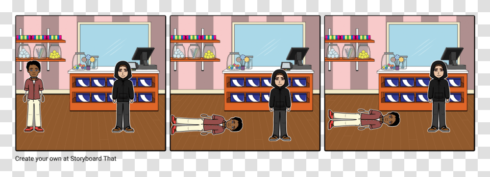 Storyboard Bad Customer Service, Shop, Bakery, Person, People Transparent Png