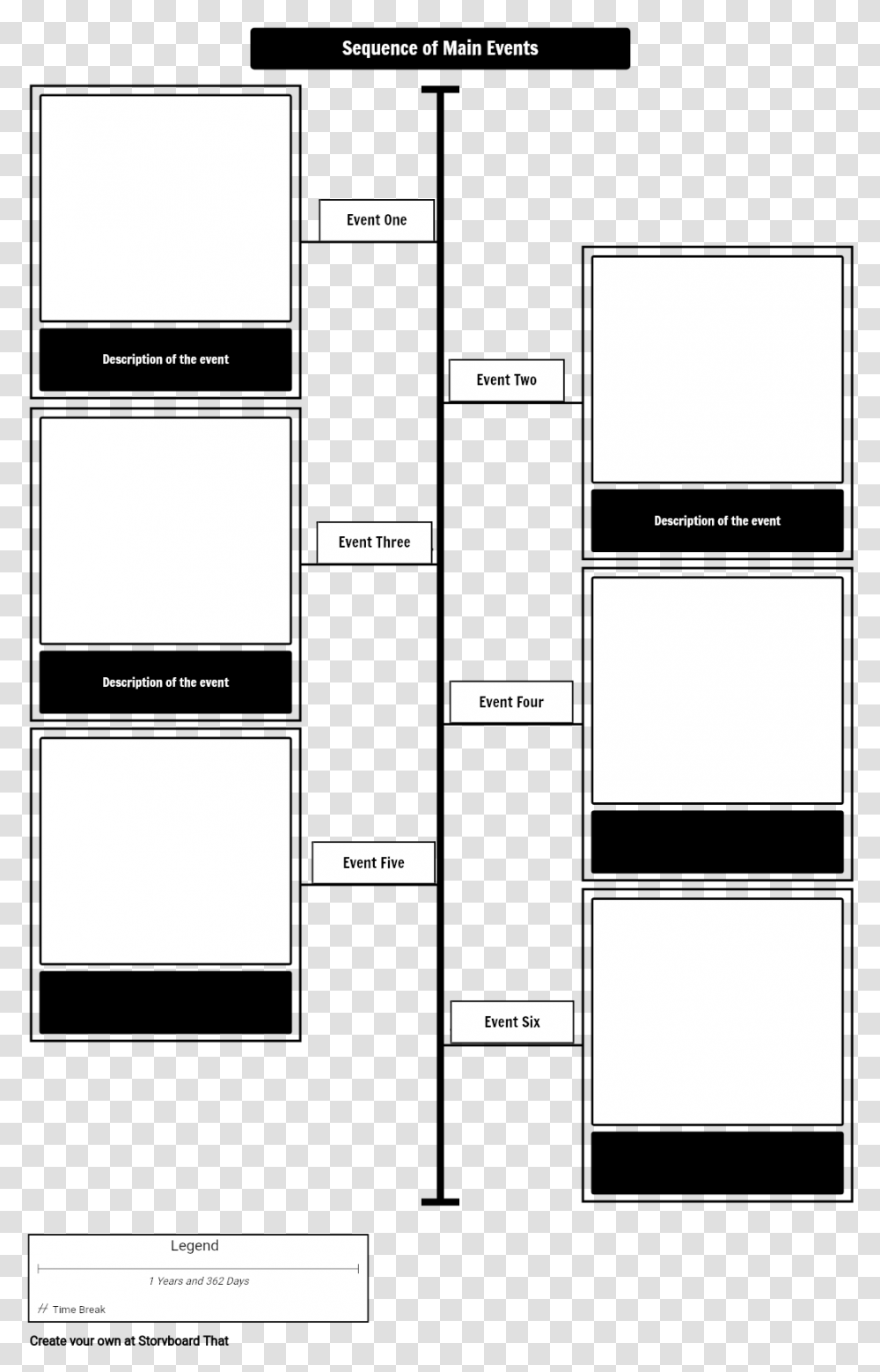Storyboard Timeline Template, Diagram, Floor Plan, Plot Transparent Png
