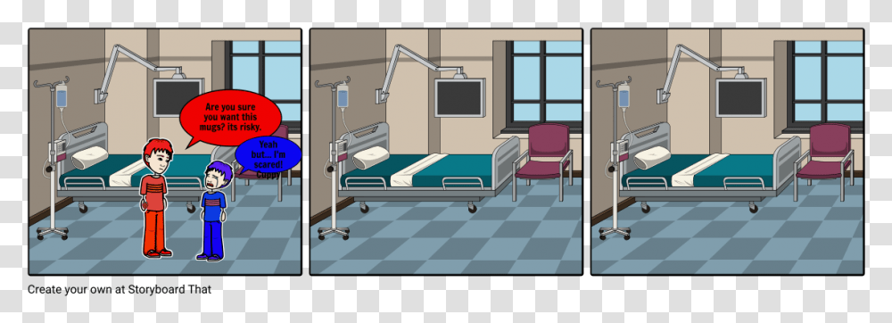 Storyboard Two Weeks With The Queen Colin, Clinic, Operating Theatre, Hospital, Rug Transparent Png