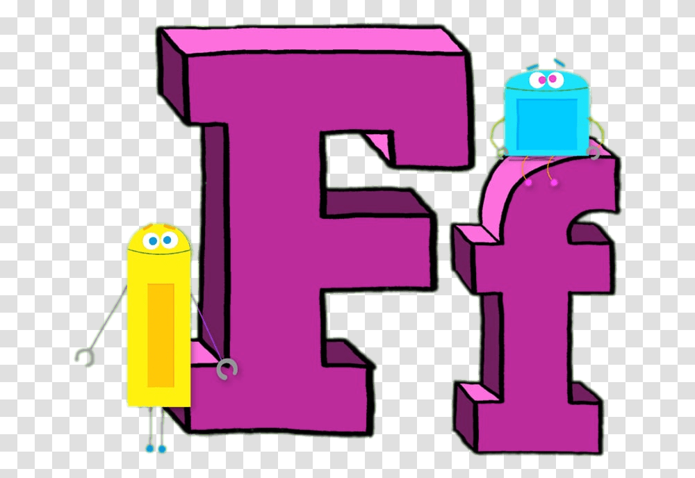 Storybots Letter F Letter Ff Clipart, Text, Alphabet, Number, Symbol Transparent Png