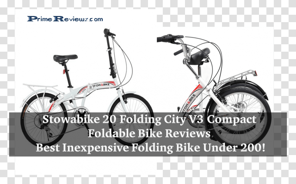Stowabike 20 Folding City V3 Compact Foldable Bike Hybrid Bicycle, Vehicle, Transportation, Wheel, Machine Transparent Png