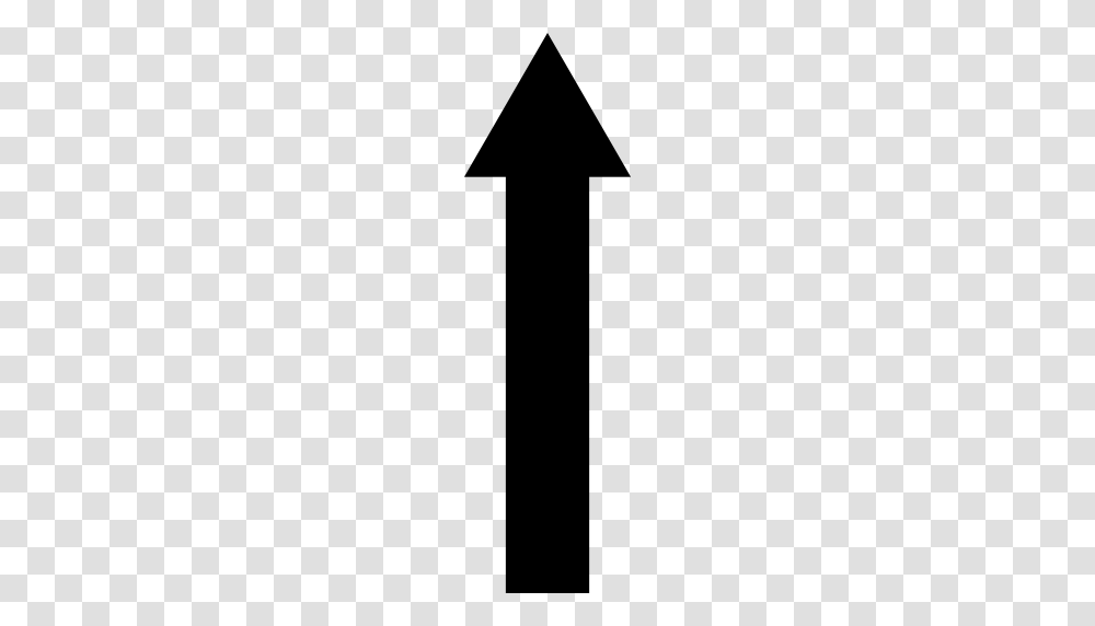 Straight Ahead Arrow Symbol, Cross, Sign, Road Sign, Triangle Transparent Png