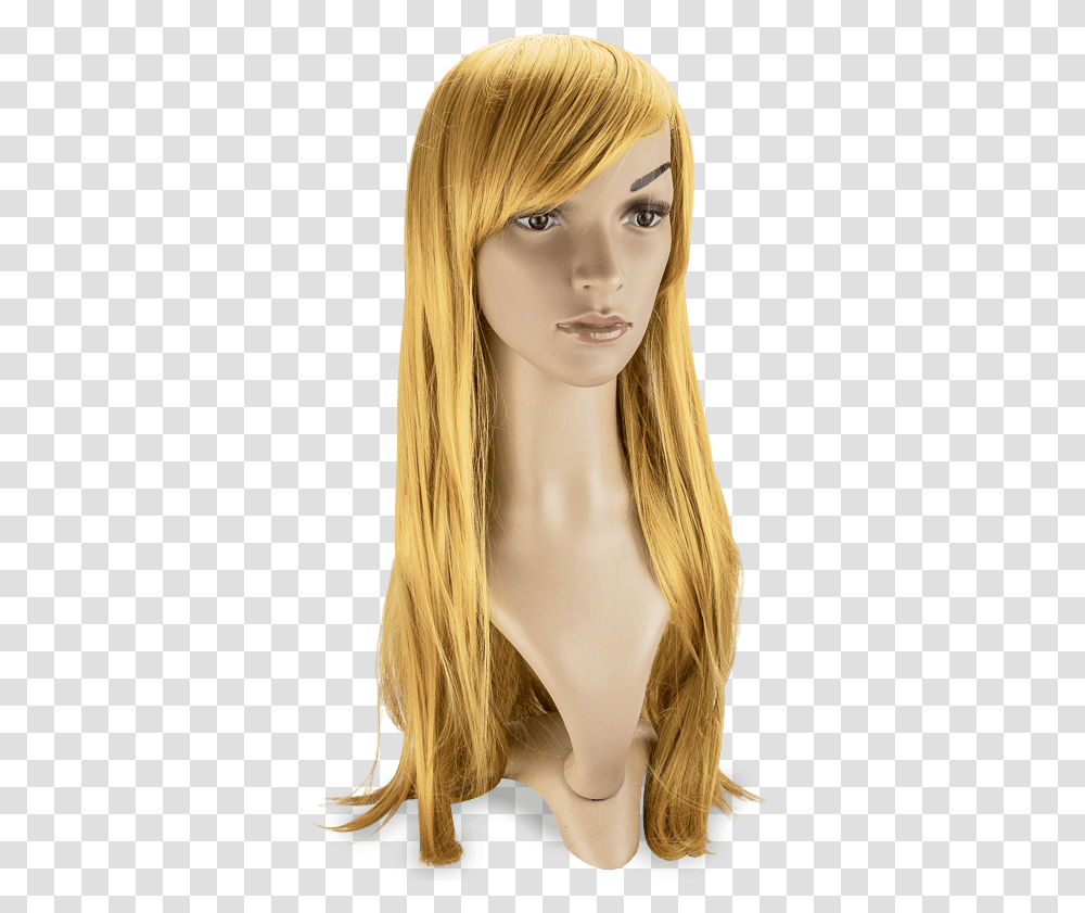 Straight Amp Long Strawberry Blonde Wig Blond, Doll, Toy, Hair, Face Transparent Png