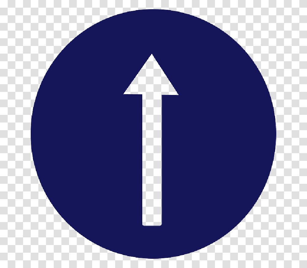 Straight Arrow Sign Top Road Sign Street Sign Colonne Romane, Stopsign Transparent Png