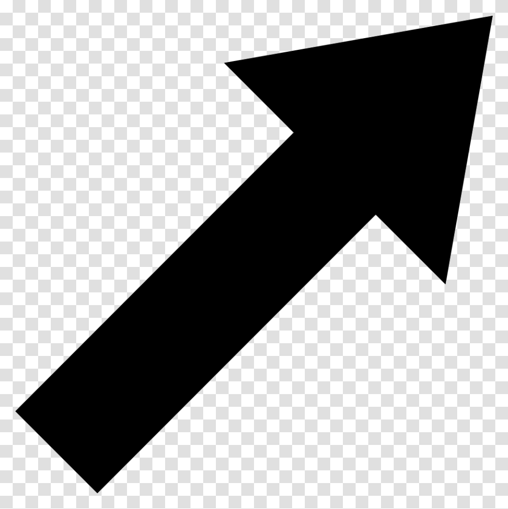 Straight Arrows Line Art Upper Right Arrow, Axe, Tool Transparent Png