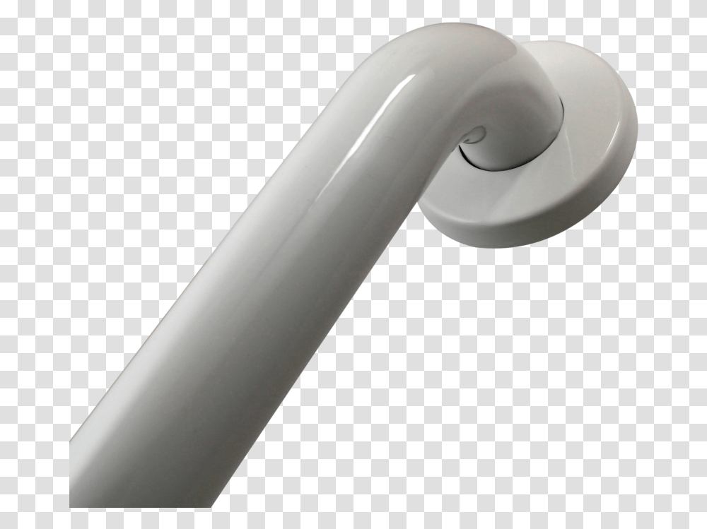 Straight Grey Glossy Grab Bar With Cover Flange Shower Bar, Handle, Sink Faucet Transparent Png