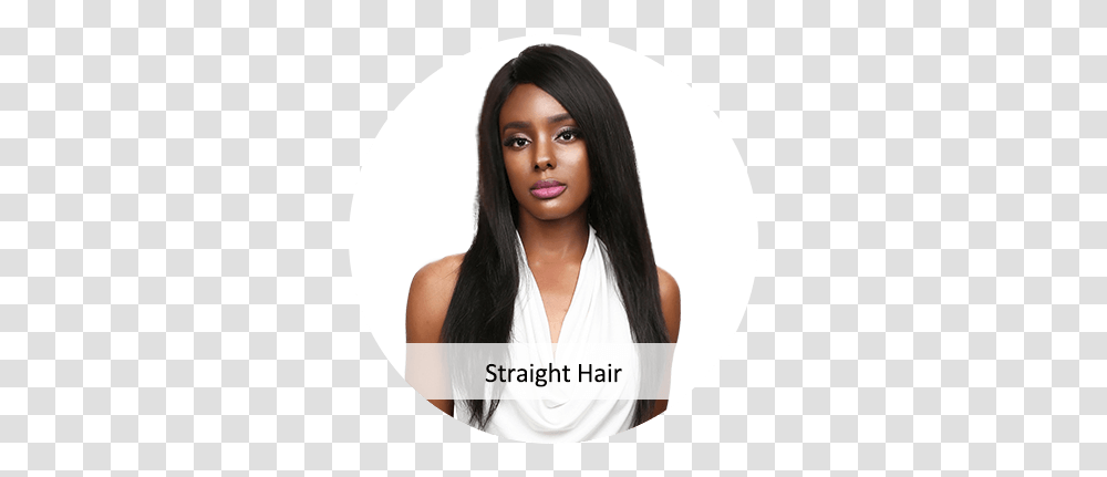 Straight Hair Wave Lace Wig, Face, Person, Black Hair, Female Transparent Png