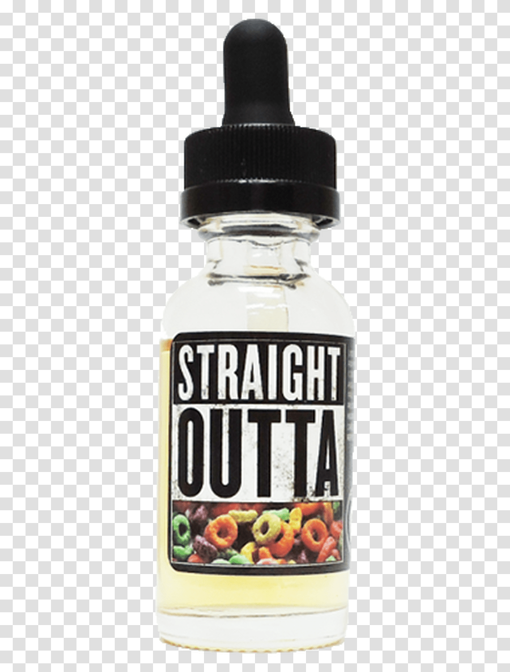 Straight Outta Cereal Strawberry, Label, Liquor, Alcohol Transparent Png