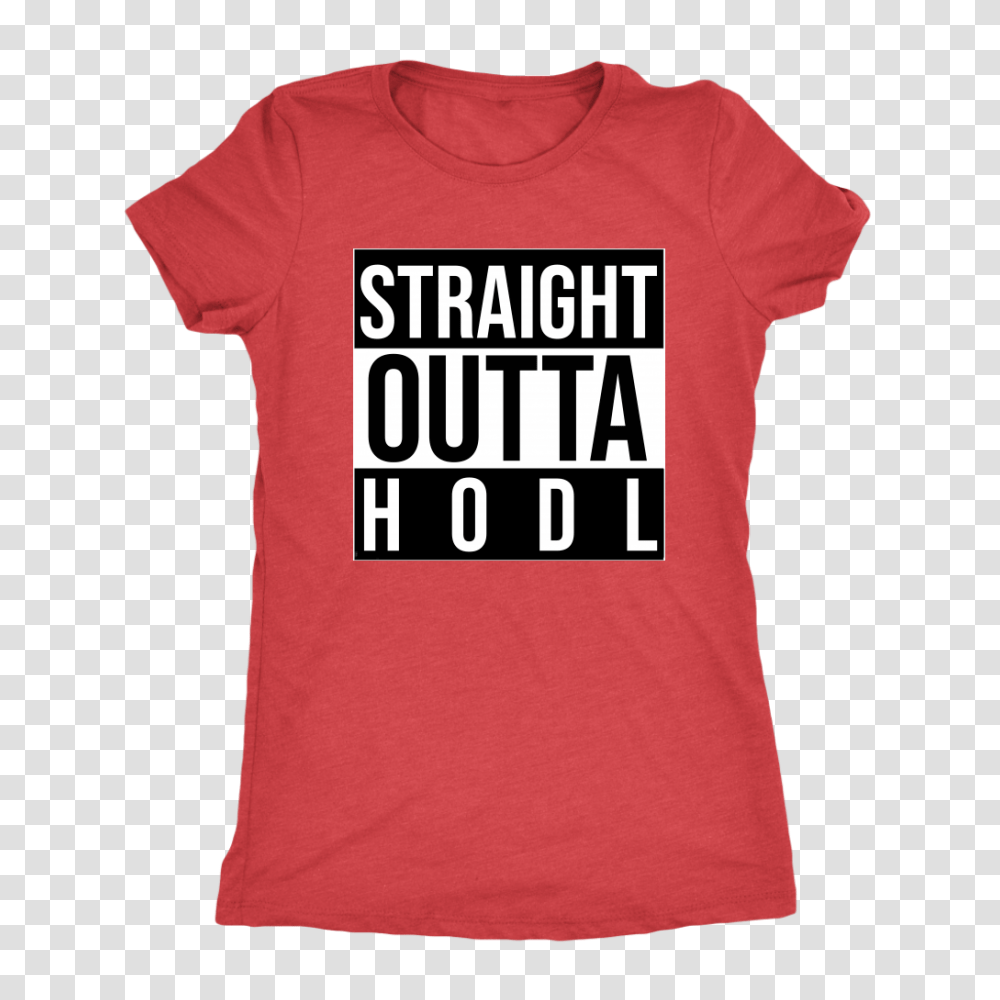 Straight Outta Hodl Womens Tee Bitninja Supply, Apparel, T-Shirt Transparent Png