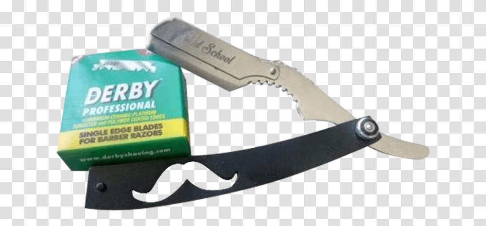 Straight Razor Shaving Kit Derby Blades, Weapon, Weaponry, Rubber Eraser Transparent Png