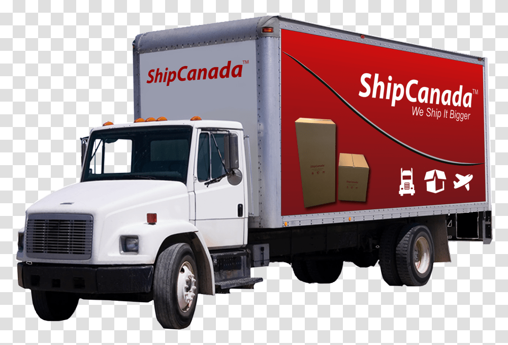 Straight Truck Delivery Truck, Vehicle, Transportation, Moving Van, Label Transparent Png