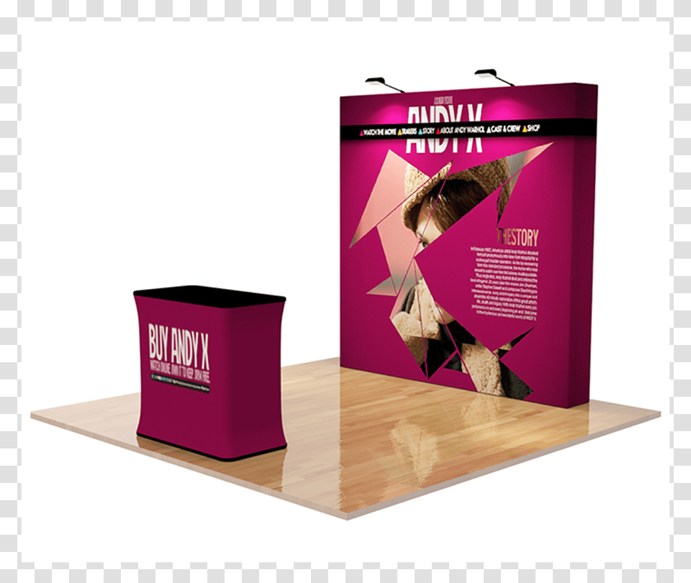 Straight Velcro Fabric Popup Displays Display Signs, Flyer, Poster, Paper, Advertisement Transparent Png