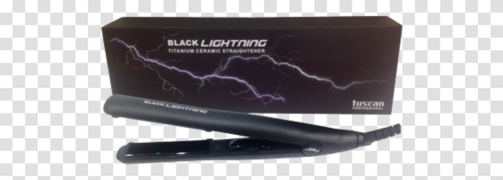 Straightener Black Lightning Hair Straightener, Nature, Outdoors, Electronics, Monitor Transparent Png