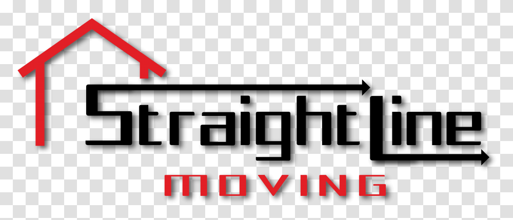 Straightline Moving Company Straightline Moving Company Black And White, Logo, Trademark Transparent Png